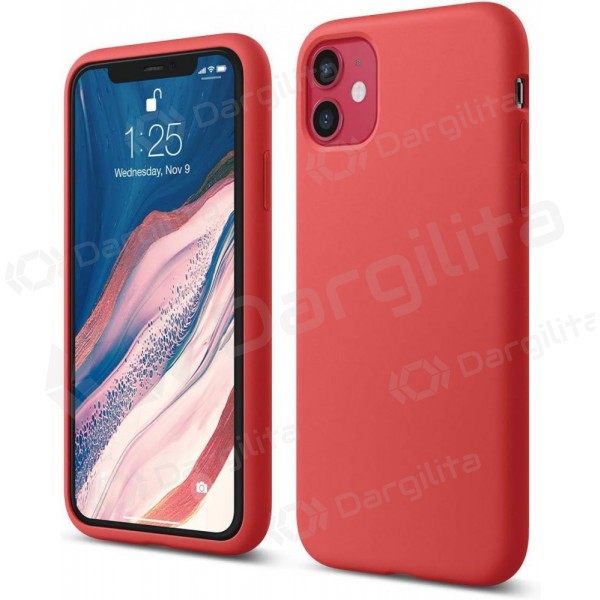 Samsung Galaxy A27 dėklas "Liquid Silicone" 1.5mm raudonas