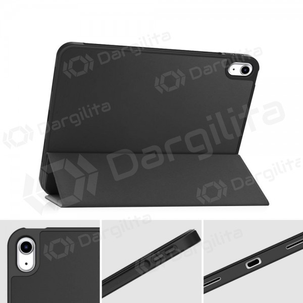 Apple iPad 10.9 2022, iPad 11 2025 dėklas "Tech-Protect SmartCase Pen Holder" (juodas)