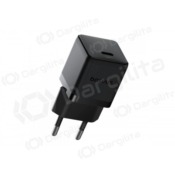 Telefono įkroviklis Baseus Palm 20 W USB-C + USB-C PD juodas
