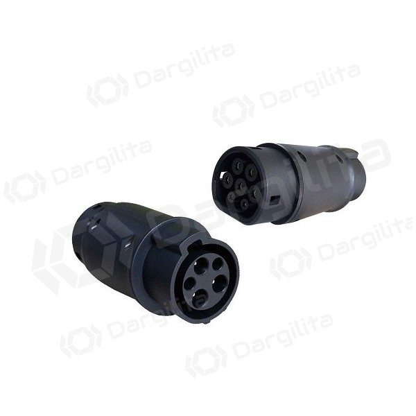 Elektromobilio adapteris Duosida Type 2 (Female) - Type 1 (Male)