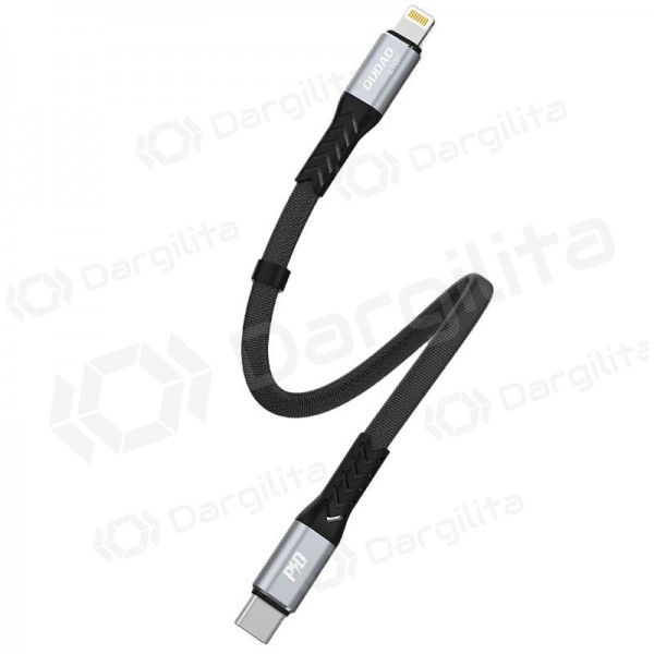 Lightning laidas Dudao L10P USB-C į Lightning 0.23 m 20 W juodas