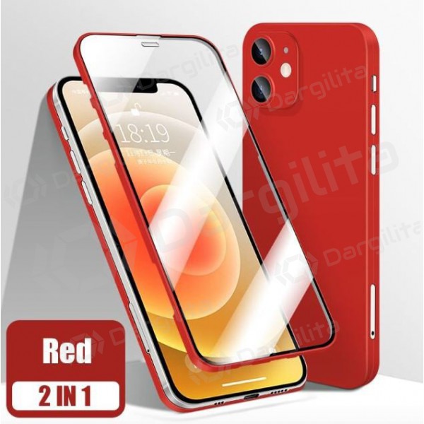 Apple iPhone 12 mini dėklas "360 TPU" (raudonas)