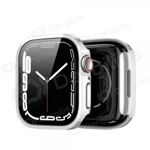 Apple Watch 40mm LCD apsauginis stikliukas / dėklas "Dux Ducis Hamo" (sidabrinis)
