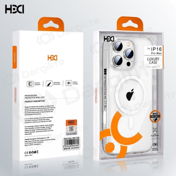 Apple iPhone Air dėklas "HDD Clear MagSafe Case" (skaidrus)