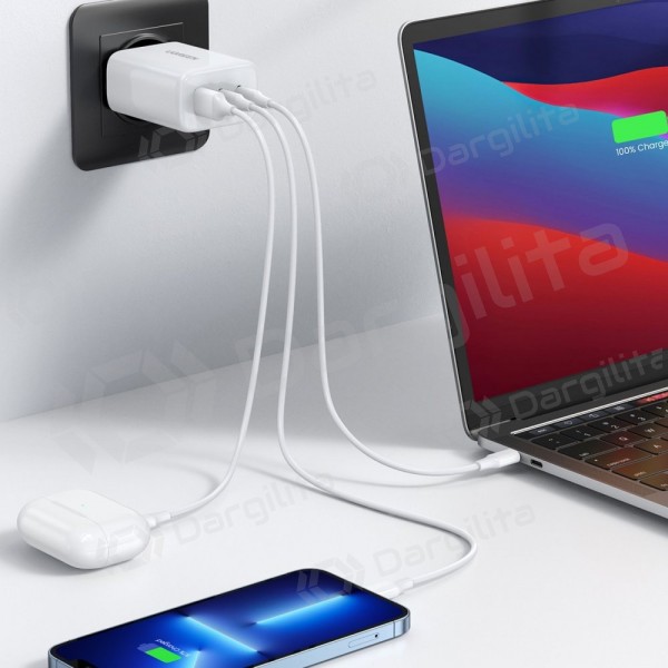 Telefono įkroviklis Ugreen CD275 65 W USB-C + USB-A GaN juodas