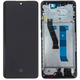 Xiaomi Redmi Note 15 4G ekranas (juodas) (su rėmeliu) (OLED)