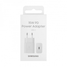Telefono įkroviklis Samsung EP-T1510 15 W USB-C PD baltas