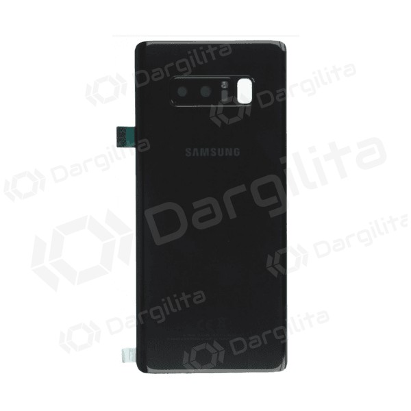 Samsung N950F Galaxy Note 8 galinis baterijos dangtelis juodas (Midnight Black) (naudotas grade C, originalus) Samsung N950F Galaxy Note 8 galinis baterijos dangtelis juodas (Midnight Black) (naudotas grade C, originalus)