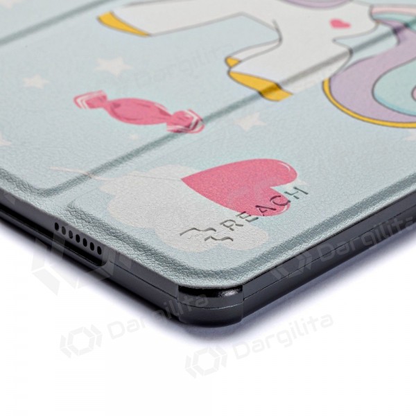 Samsung Galaxy Tab A9+, Tab A11+ dėklas "Smart Leather" (unicorn)