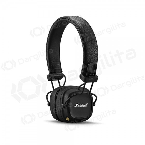 Belaidės ausinės su mikrofonu Marshall Major IV Bluetooth juodos