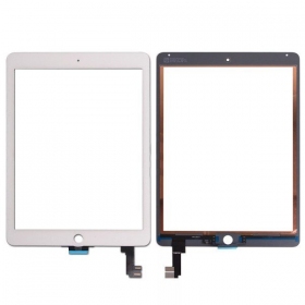 Apple iPad Air 2 lietimui jautrus stikliukas (baltas)