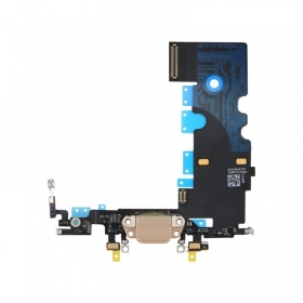 Apple iPhone 8 / SE 2020 įkrovimo lizdo ir mikrofono jungtis (auksinė)