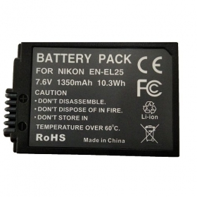 NIKON EN-EL25 1350mAh foto baterija / akumuliatorius