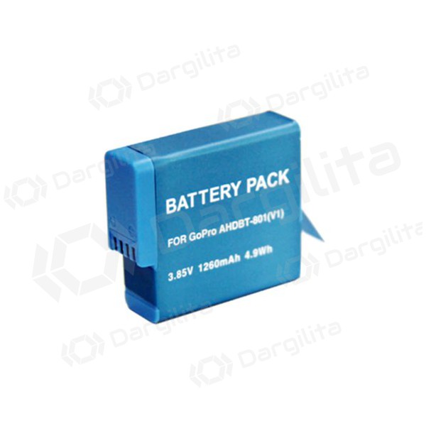 GoPro AHDBT-801(V1) / Gopro 8 / 7 / 6 / 5 baterija / akumuliatorius (1260mAh)