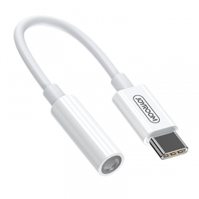 Audio adapteris Joyroom SH-C1 USB-C į 3.5 mm baltas