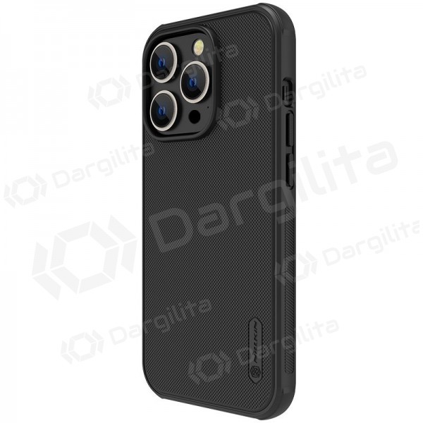 Apple iPhone 14 Plus dėklas „Nillkin Frosted Shield“ (juodas)