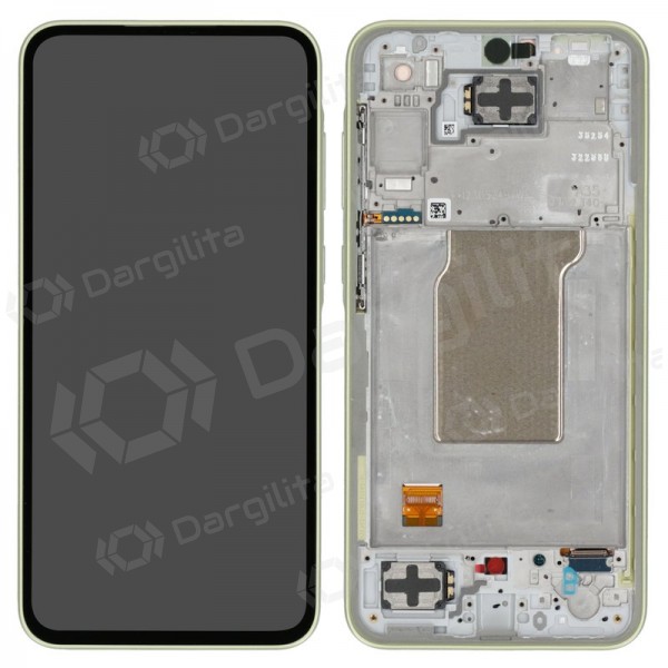 Samsung Galaxy A35 ekranas (Awesome Lemon) (su rėmeliu) (originalus) Samsung Galaxy A35 ekranas (Awesome Lemon) (su rėmeliu) (originalus)