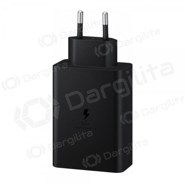 Tinklo įkroviklis Samsung EP-T6530NBEGEU 65 W 2x USB-C + USB-A juodas