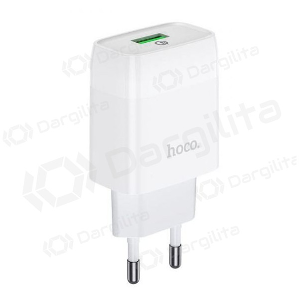 Įkroviklis HOCO C72Q Glorious USB (QC3.0) (baltas)