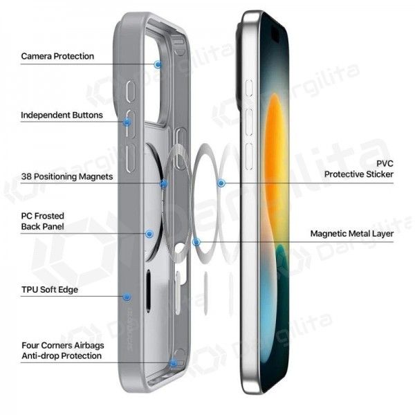 Samsung Galaxy A26 dėklas "Dux Ducis Yind" (pilkas)