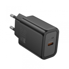 Telefono įkroviklis Hoco N60 20 W GaN USB-C juodas