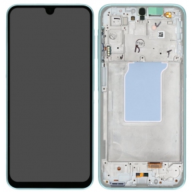 Samsung Galaxy A26 5G ekranas (mėtinė) (su rėmeliu) (originalus)
