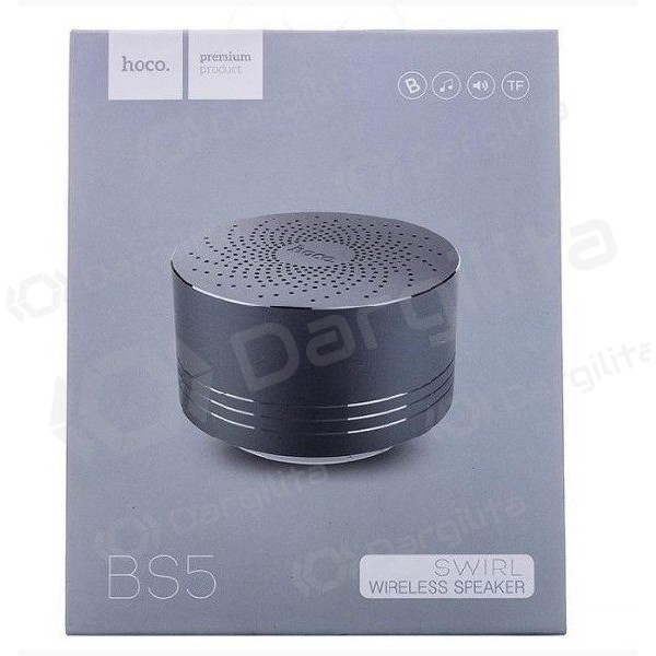 Bluetooth nešiojamas garsiakalbis HOCO BS5 (MicroSD, laisvų rankų įranga, AUX,FM) (pilkas)