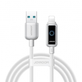 Lightning laidas Joyroom S-A55 StarFlight USB-A į Lightning 1.2 m 3A baltas