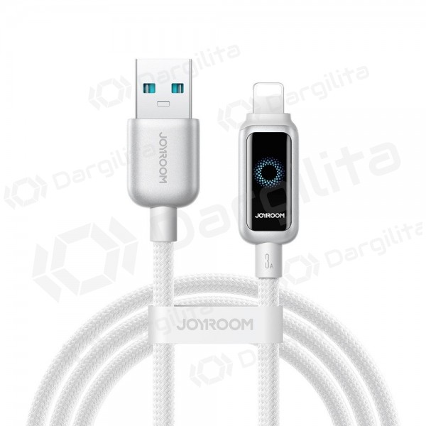 Lightning laidas Joyroom S-A55 StarFlight USB-A į Lightning 1.2 m 3A baltas
