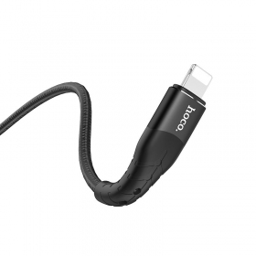 USB kabelis Hoco U64 PD Type-C - Lightning (juodas)