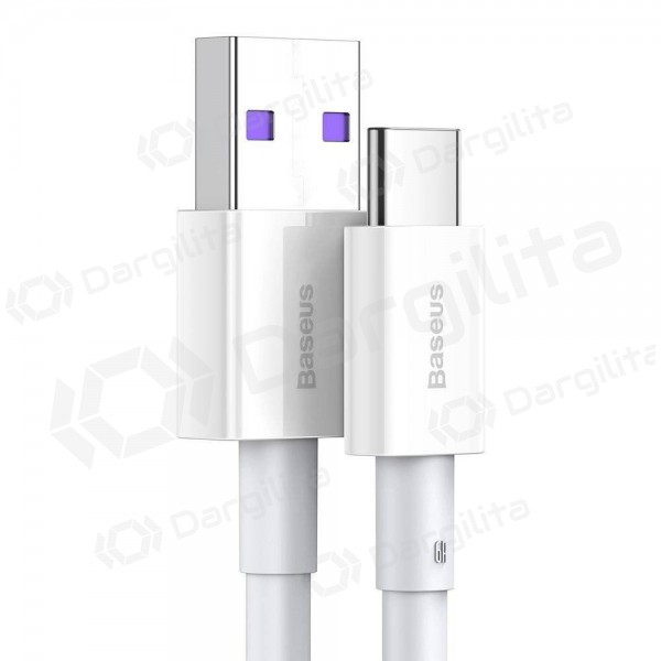 USB kabelis Baseus Superior Type-C 66W 1.0m (baltas) CATYS-02