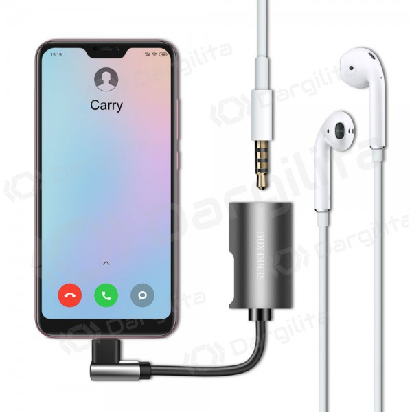 Adapteris Dux Ducis K-III iš Apple Lightning į 2xLightning (sidabrinis)