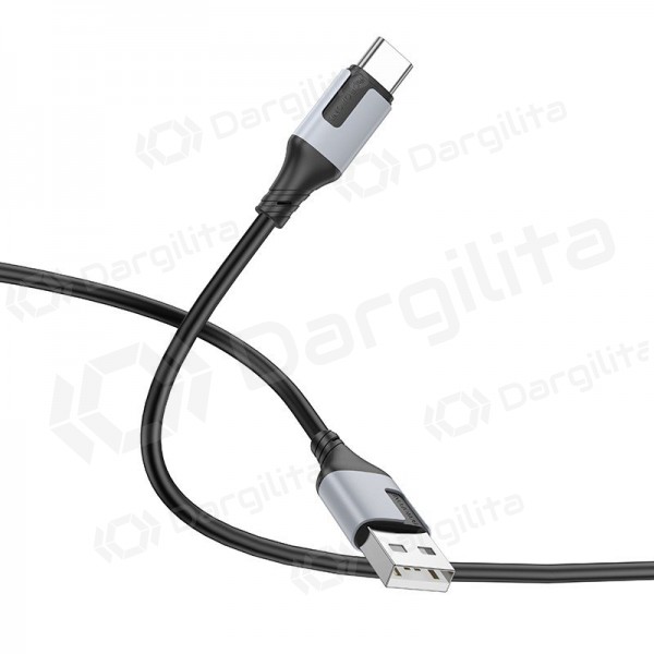 USB-C laidas Borofone BX101 USB-A į USB-C 1 m juodas
