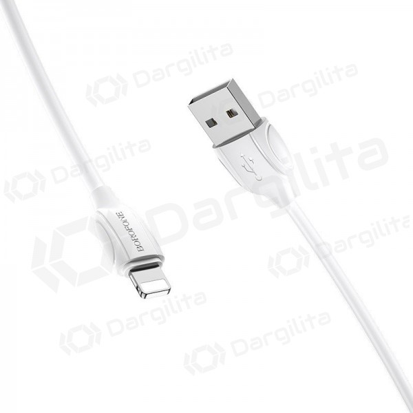 Lightning laidas Borofone BX19 USB-A į Lightning 1 m baltas