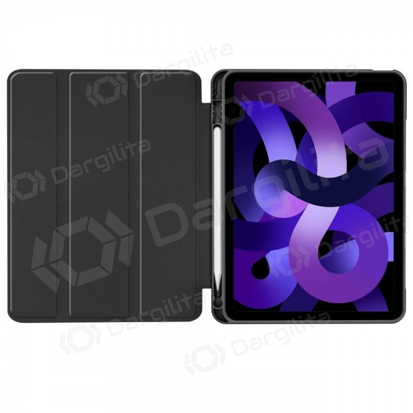 Apple iPad Air (2020, 2022, 2024, 2025, 2026) dėklas dėklas "Tech-Protect SmartCase Pen Holder" (juodas)