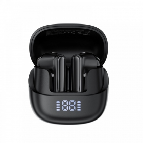 Belaidės ausinės su mikrofonu Acefast W2 Bluetooth ANC juodos