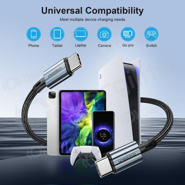 USB-C laidas Choetech XCC-1015 USB-C į USB-C 2 m PD 60 W juodas