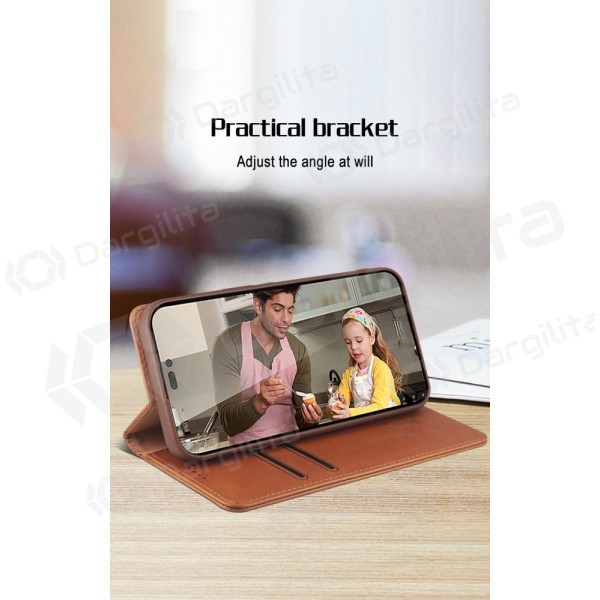 Samsung Galaxy A13 4G dėklas "HDD Magnetic Wallet Case" (violetinis)