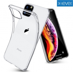 Apple iPhone 15 Pro Max dėklas "X-Level Antislip / O2" (skaidrus)