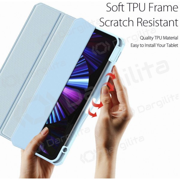 Samsung Galaxy Tab A8 10.5 (2021) dėklas "Dux Ducis Toby" (mėlynas) Samsung Galaxy Tab A8 10.5 (2021) dėklas "Dux Ducis Toby" (mėlynas)