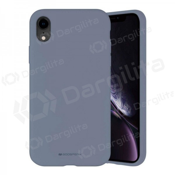 Apple iPhone 14 dėklas Mercury Goospery "Silicone Case" (levandos pilka)