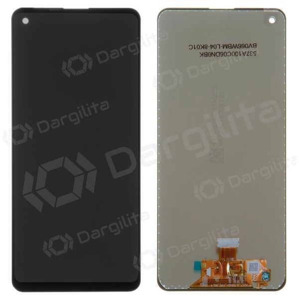 Samsung A217F Galaxy A21s ekranas (juodas)