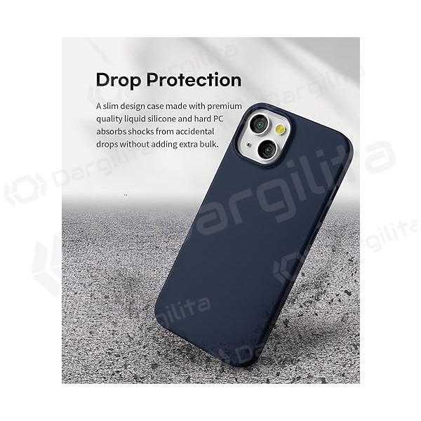 Apple iPhone XR dėklas "Mercury Soft Feeling" (tamsiai mėlynas) Apple iPhone XR dėklas "Mercury Soft Feeling" (tamsiai mėlynas)