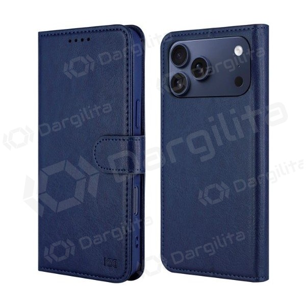 Samsung Galaxy A12, M12 dėklas "HDD Clasp Wallet Case" (mėlynas)