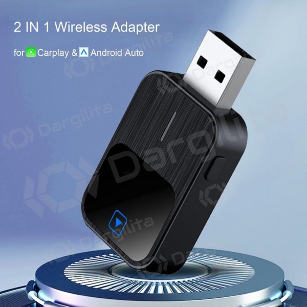 Belaidis CarPlay/Android Auto adapteris Reach K2 juodas