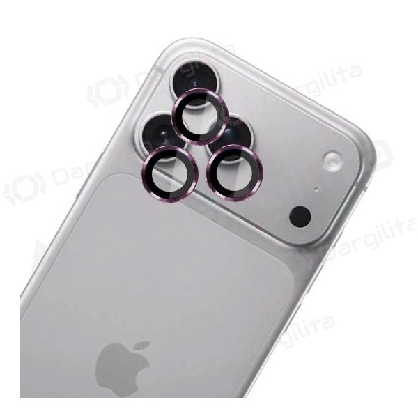 Apple iPhone 18 Pro, 18 Pro Max apsauginis stiklas kamerai "3MK Lens Pro" (vyšninis)
