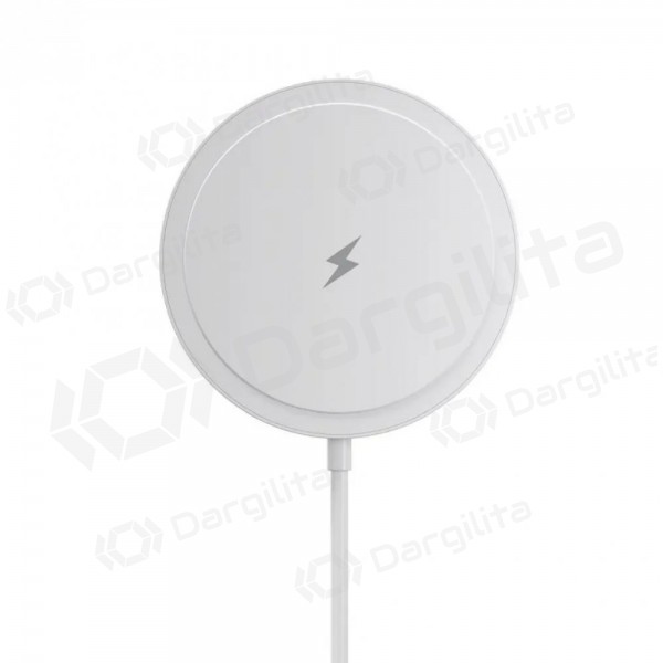 MagSafe belaidis įkroviklis Blue Star Charing Pad 15 W su USB-C laidu baltas