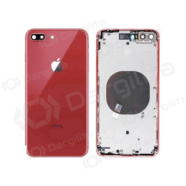 Apple iPhone 8 Plus galinis baterijos dangtelis (raudonas) full