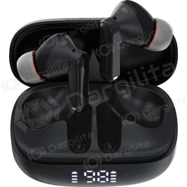 Belaidės ausinės su mikrofonu Acefast W1 Bluetooth 5.4 ANC juodos