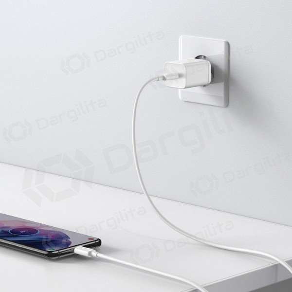 Telefono įkroviklis Baseus Super Si 25 W USB-C PD baltas